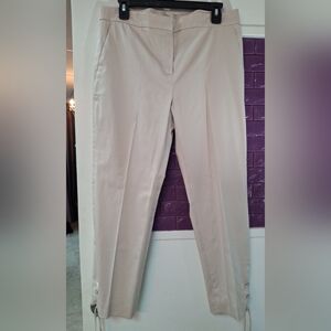 Max Mara beige cropped pants cotton Size 12
